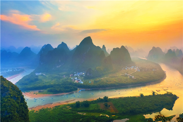 [Parent-Child Adventure·5-Day Ink Tour in Guilin] Four-star Boat Lijiang River + Yulong River Bamboo Raft + Dongli Ancient Village + Dawei Ancient Town + Tandong +ATV All-terrain Vehicle + Guilin Eternal Love