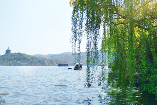 West Lake rowing boat