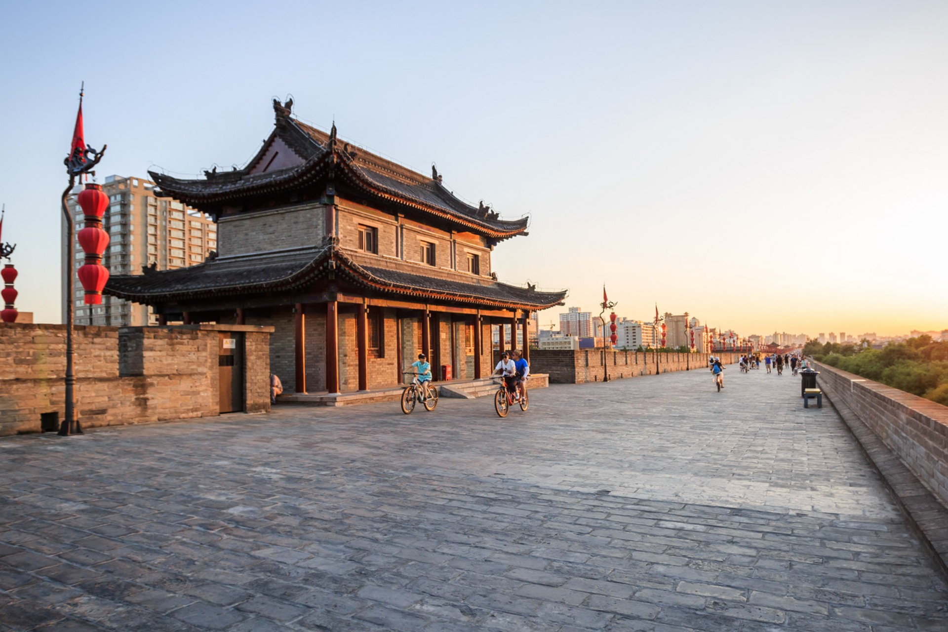 Xi'an City Wall Bicycle Experience